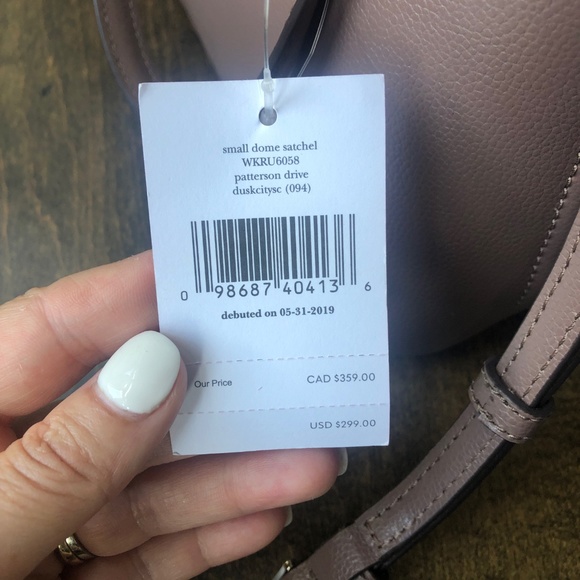 Kate Spade NWT Small Dome Satchel Patterson Drive - Picture 4 of 6